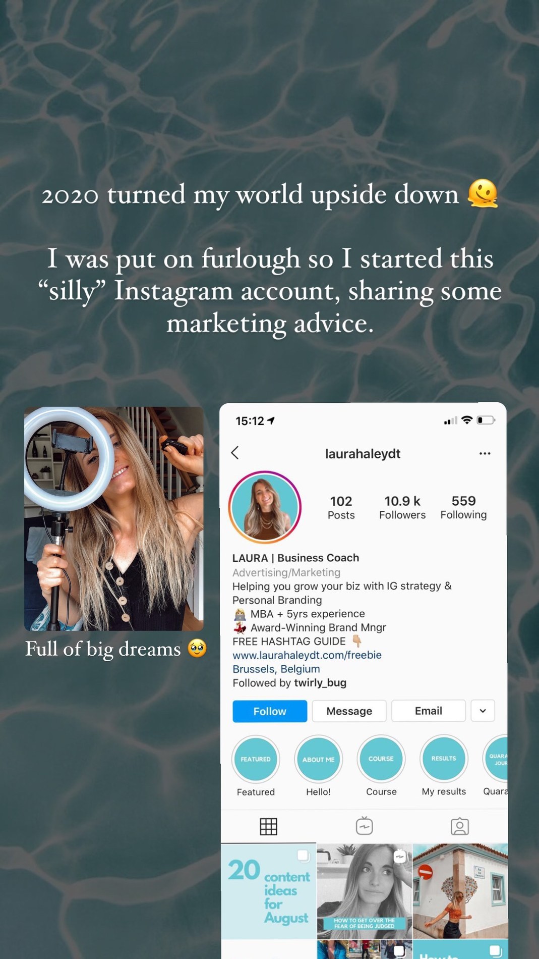 2020 furlough and the start of the silly Instagram account