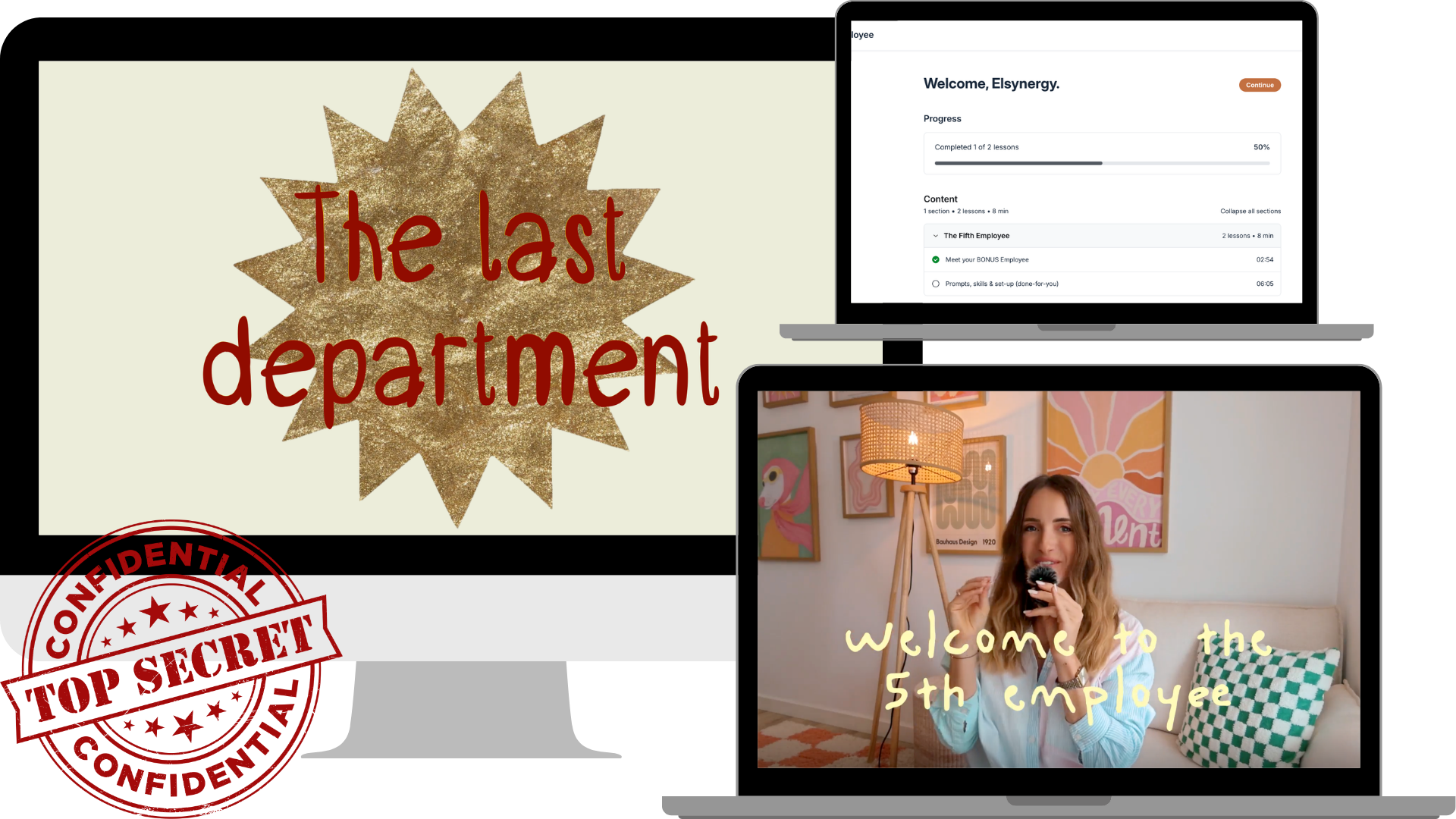 The secret last department — bonus
